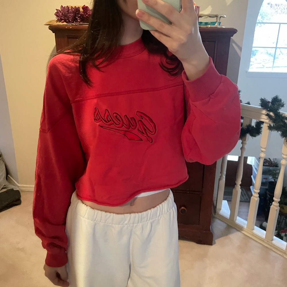 Guess Women's Bold Red Sweatshirt